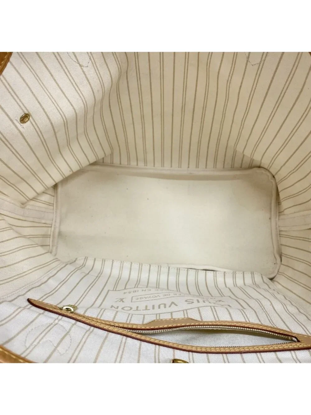 Louis Vuitton Tote Bag Damier Azur Neverfull MM White